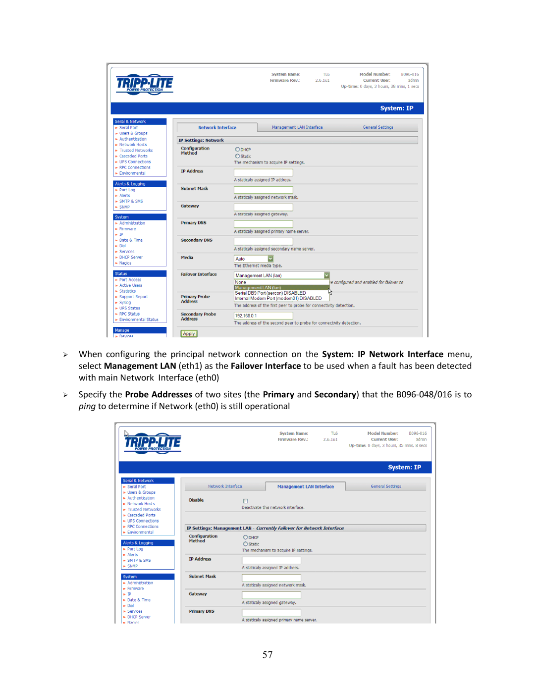 Tripp Lite 93-2879, B096-048, B096-016 owner manual 