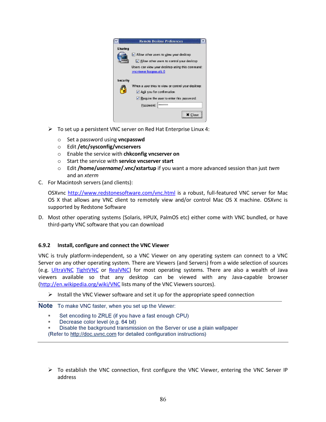 Tripp Lite B096-016, 93-2879, B096-048 owner manual Install, configure and connect the VNC Viewer 