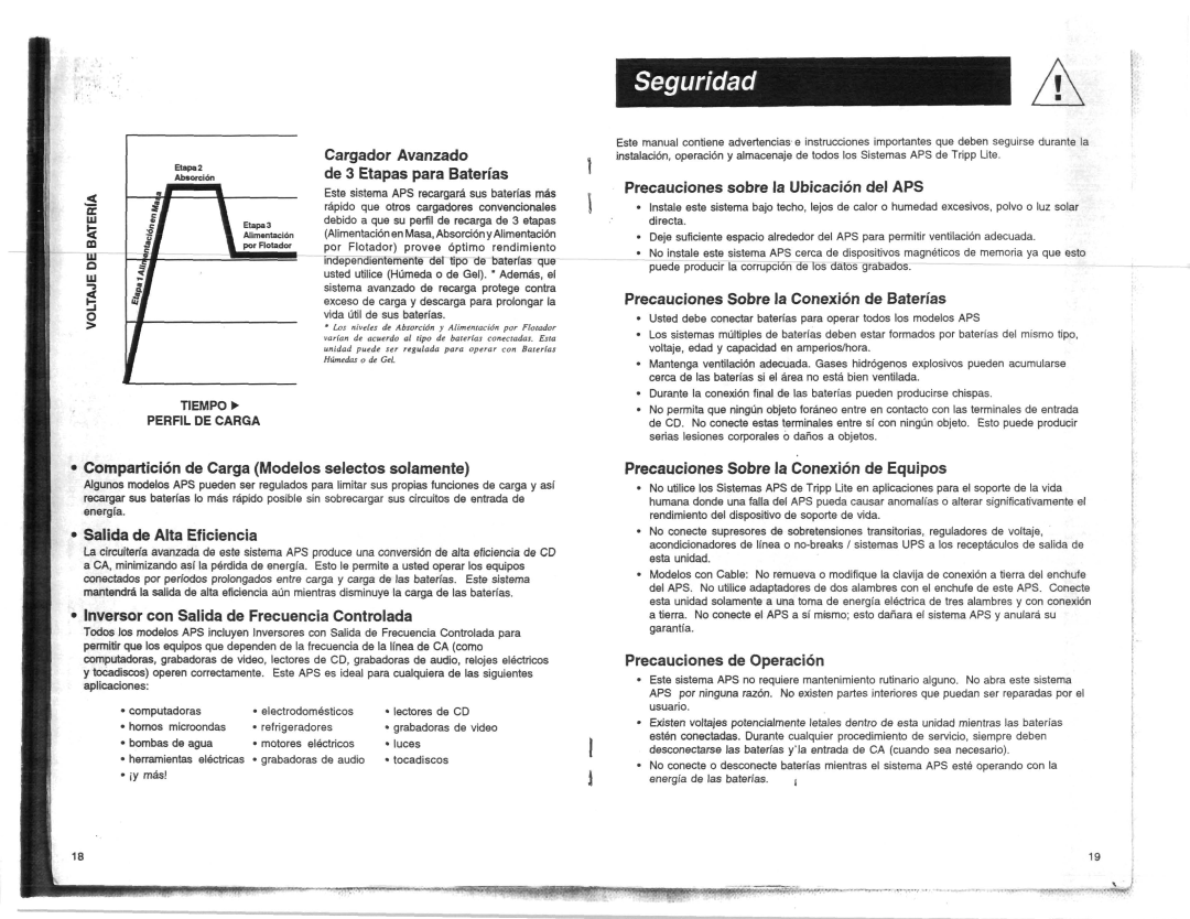 Tripp Lite APS 2424VR, APS 2012VR, APS 1024 manual 