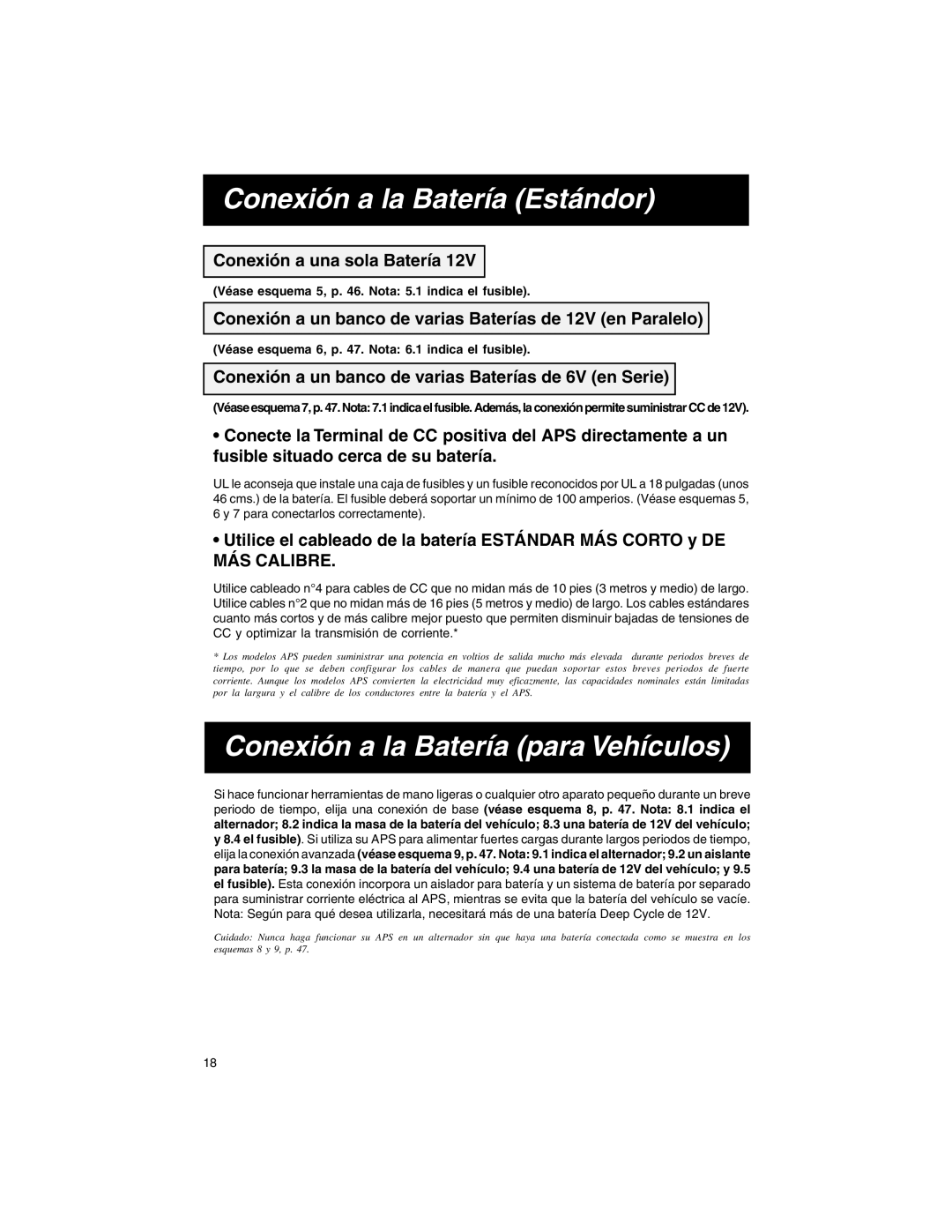 Tripp Lite APS INT 512 Conexión a la Batería Estándor, Conexión a la Batería para Vehículos, Conexión a una sola Batería 