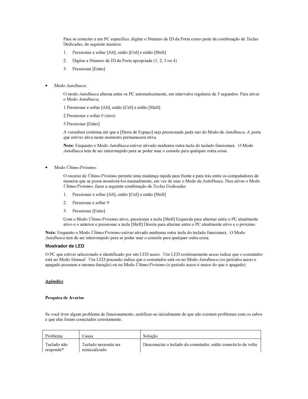 Tripp Lite B005-004-R user manual Modo AutoBusca, Mostrador de LED 