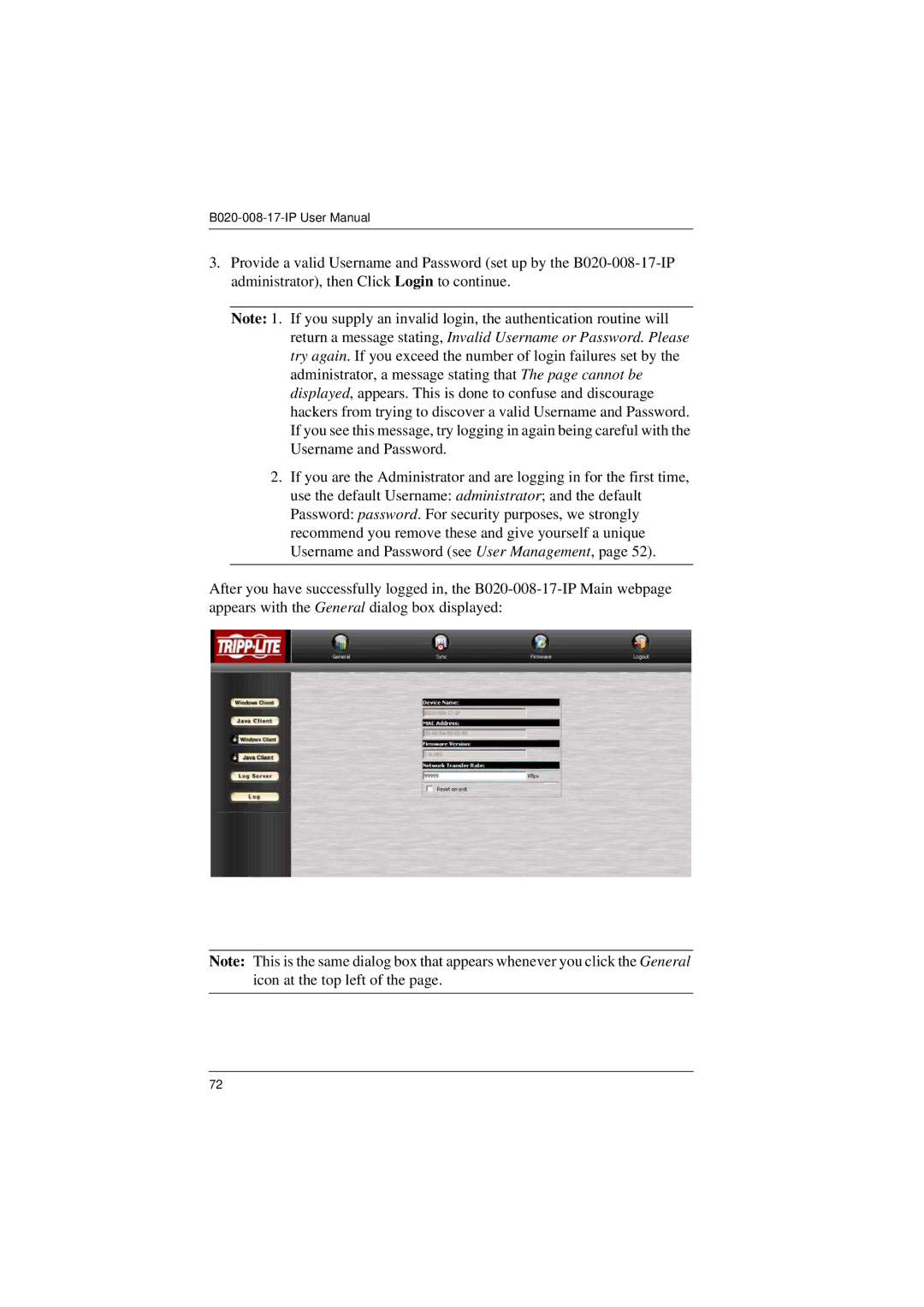 Tripp Lite B020-008-17-IP user manual 