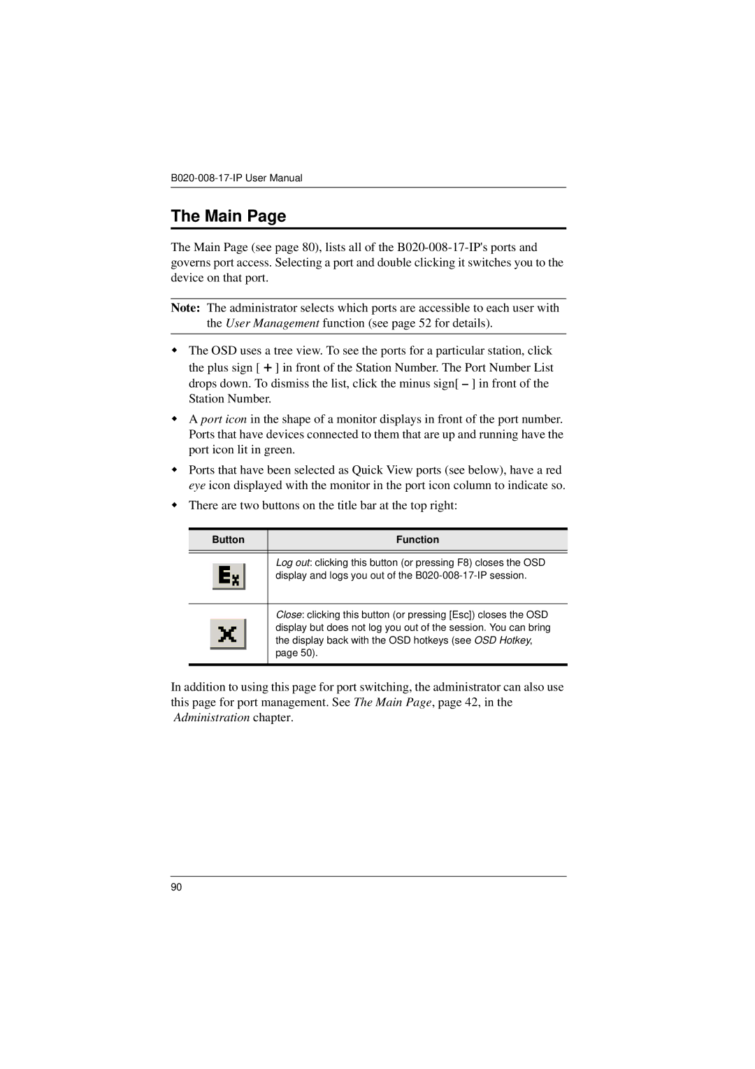 Tripp Lite B020-008-17-IP user manual Main 