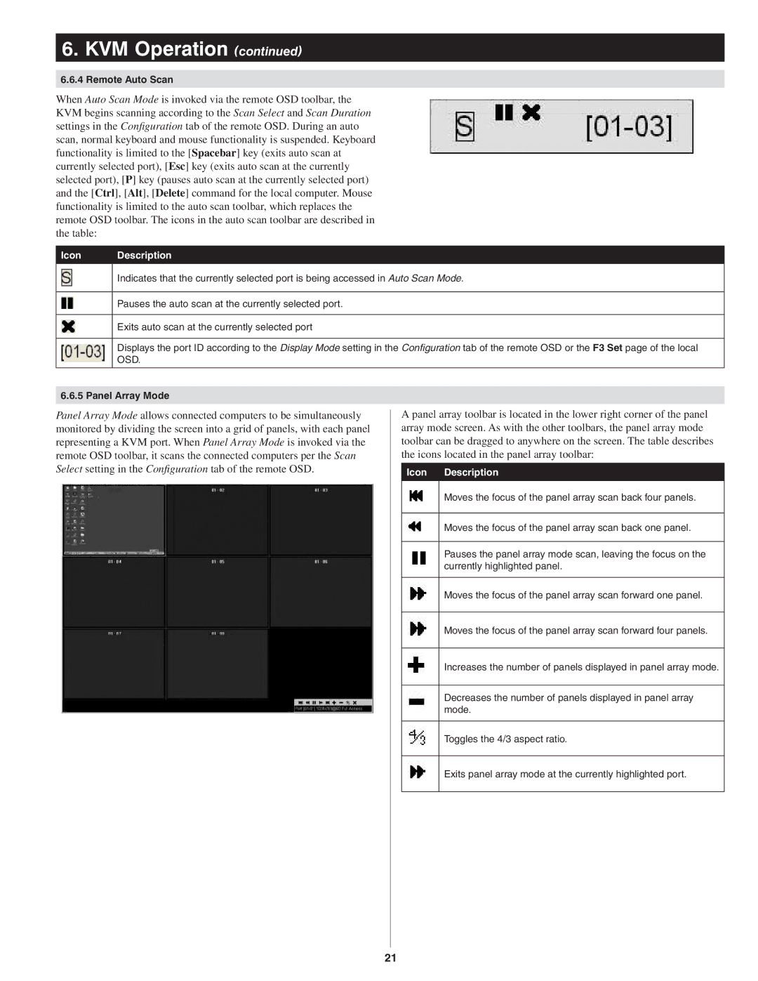 Tripp Lite B022-U08-IP owner manual Remote Auto Scan 