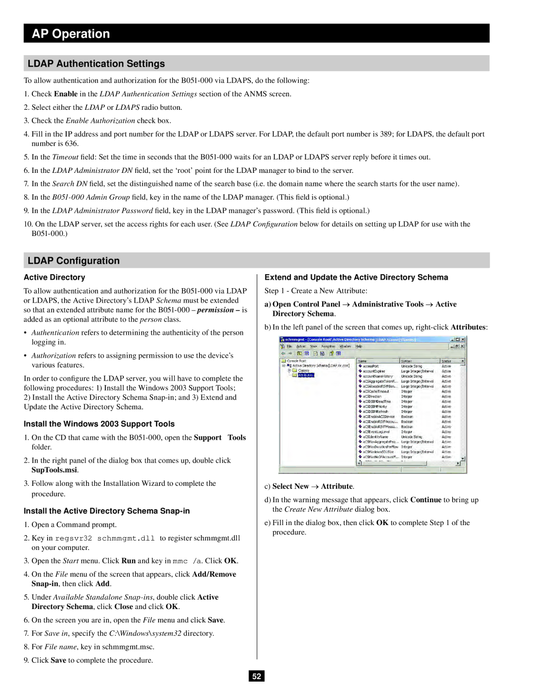 Tripp Lite B051-000 IP owner manual Active Directory, Install the Windows 2003 Support Tools 