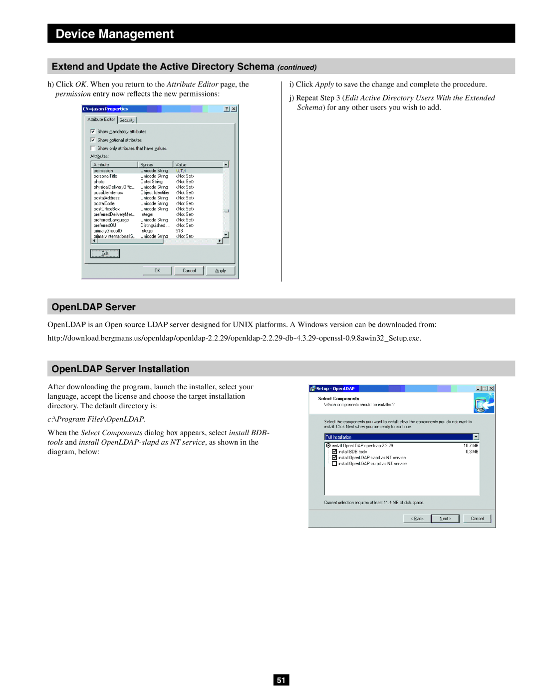 Tripp Lite B064-032-02-IP, B064-016-02-IP, B064-032-04-IP owner manual OpenLDAP Server Installation 