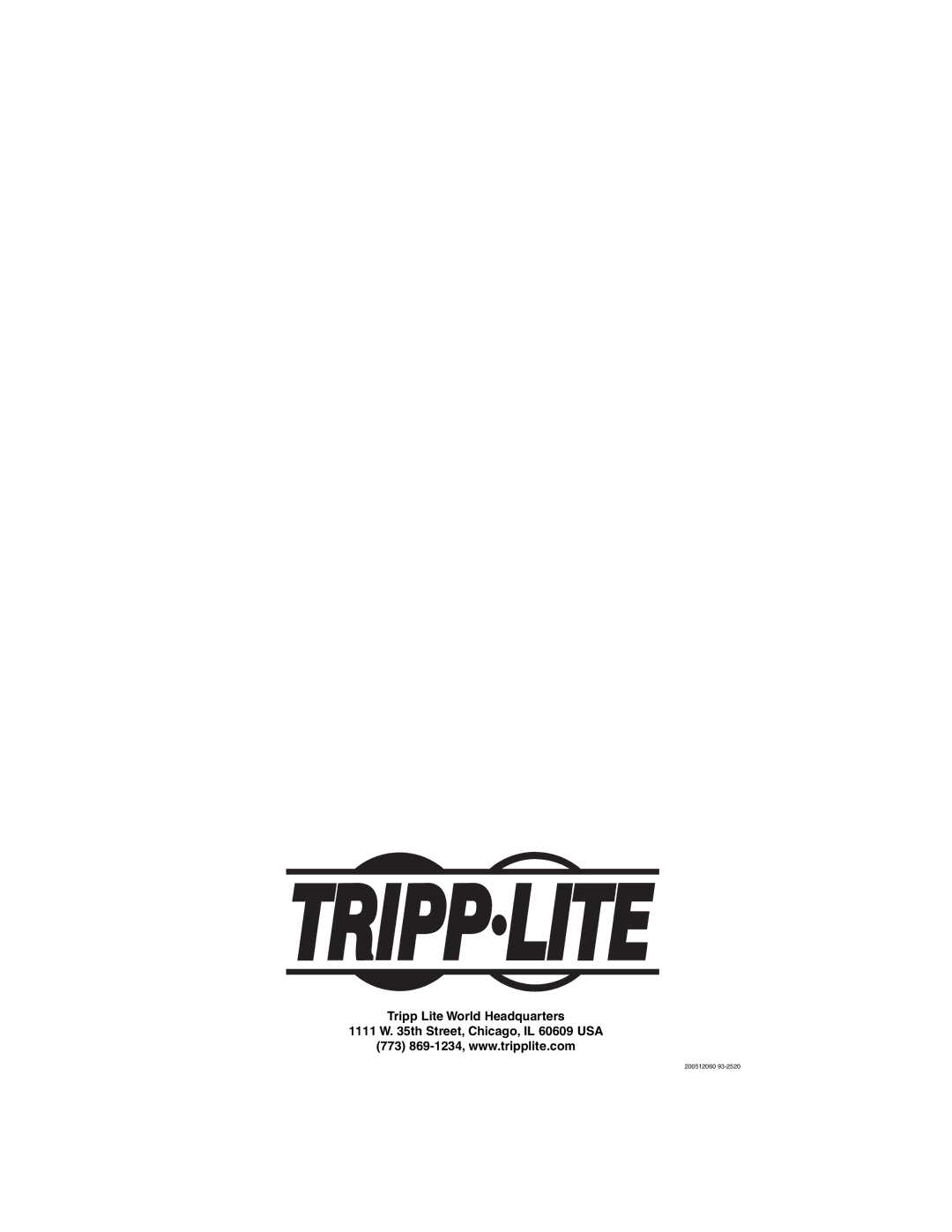 Tripp Lite B072-008-1, B072-016-1 owner manual 200512060 