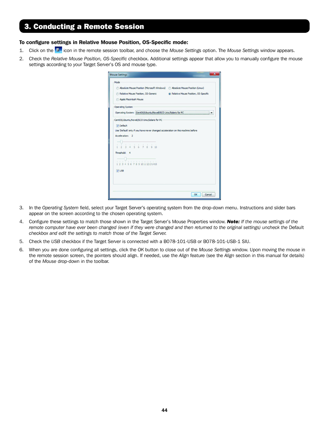 Tripp Lite B072-016-IP, B070-016-19-IP, B072-008-IP, B070-008-19-IP owner manual Conducting a Remote Session 