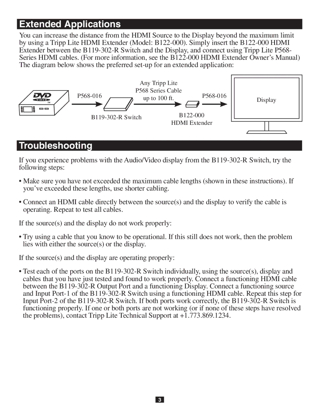 Tripp Lite B119-302-R owner manual P568-016 