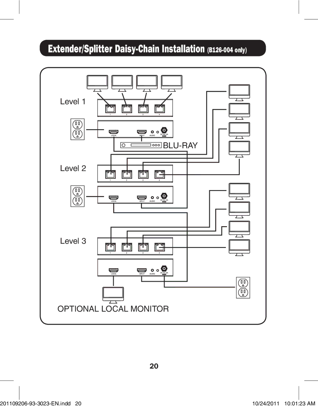 Tripp Lite B126-1P0-WP-1, B126-1A0-WP-1, B126-004, B126-110, B126-1A1-WP, B126-002 owner manual Blu-Ray 