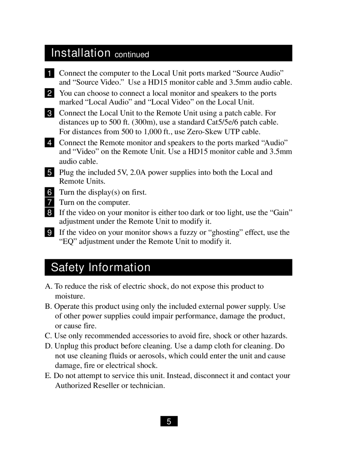 Tripp Lite B130-101A owner manual Safety Information 