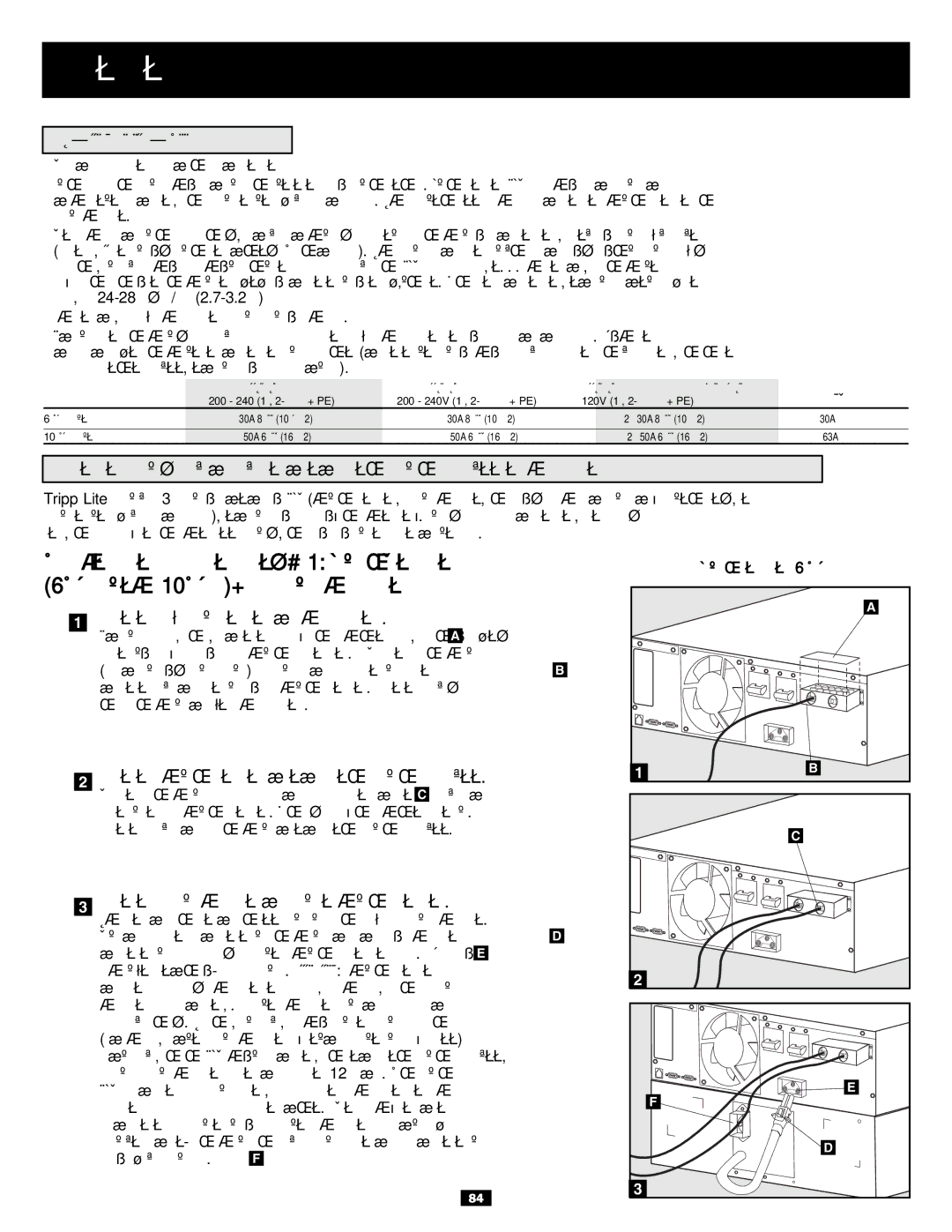 Tripp Lite BP240V10RT-3U owner manual Ñîåäèíåíèå, Ñîåäèíèòå âàø ìîäóëü ïèòàíèÿ ñ îáîðóäîâàíèåì 