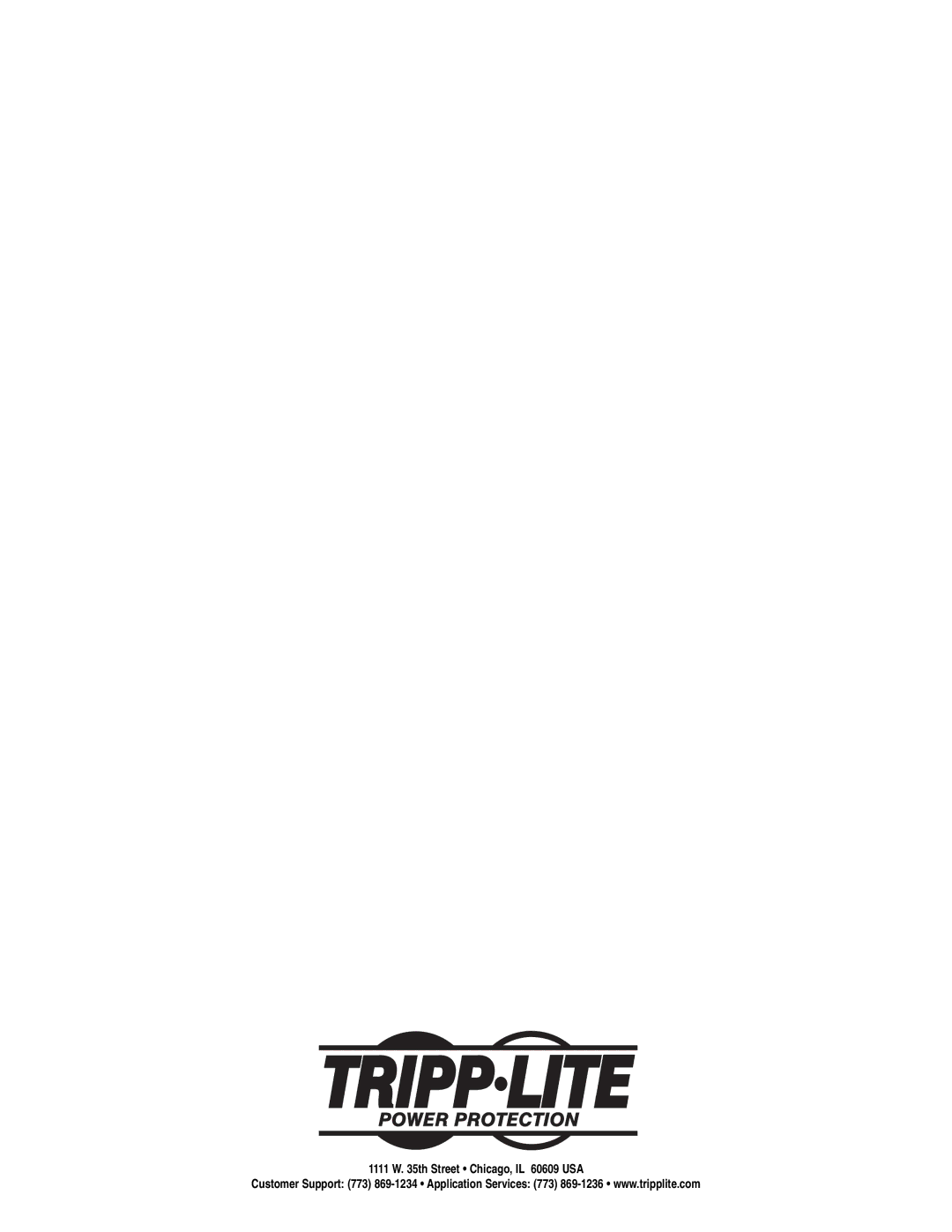 Tripp Lite BP240V10RT-3U owner manual Th Street Chicago, IL 60609 USA 