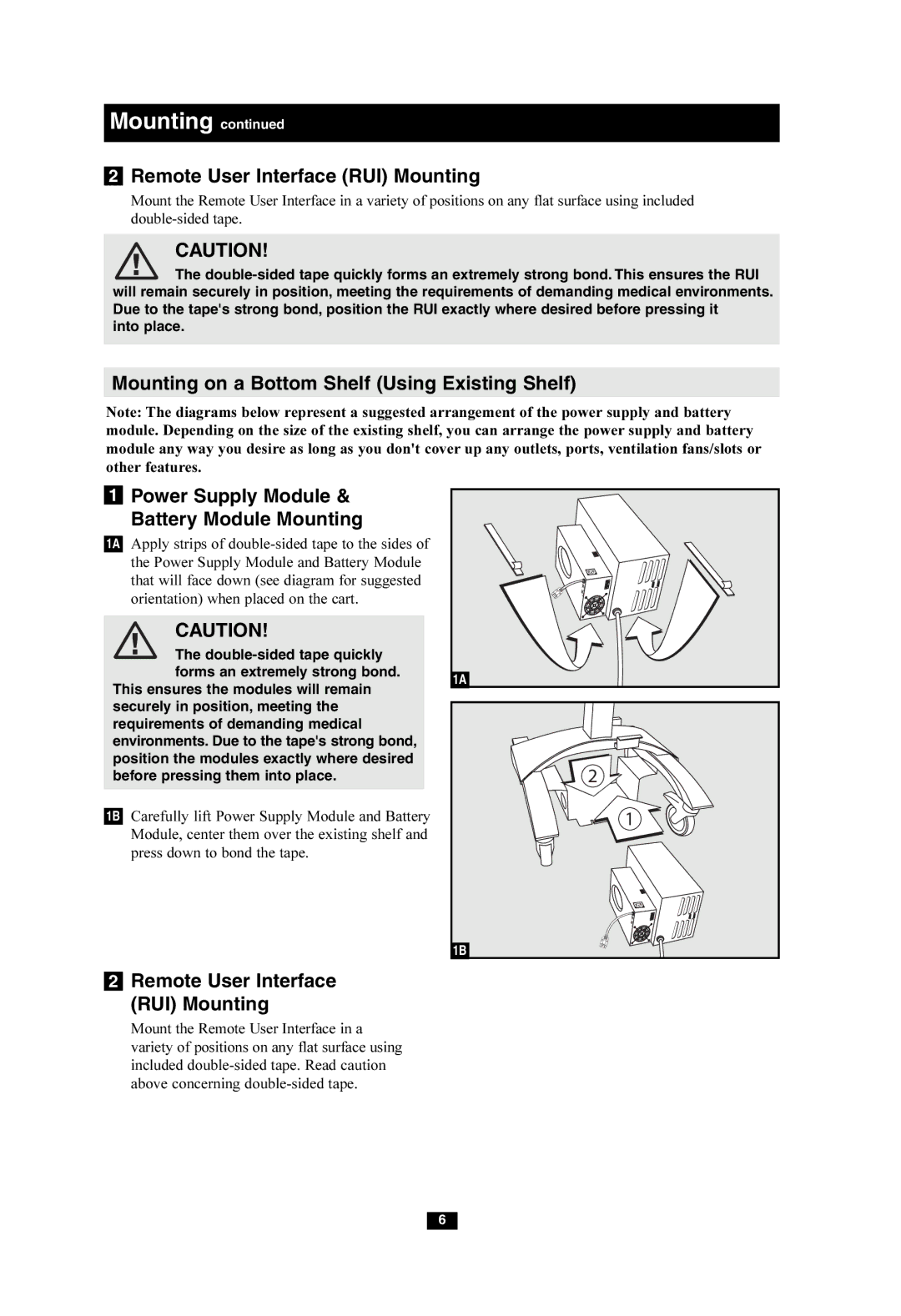 Tripp Lite HCRK-INT owner manual Mounting 