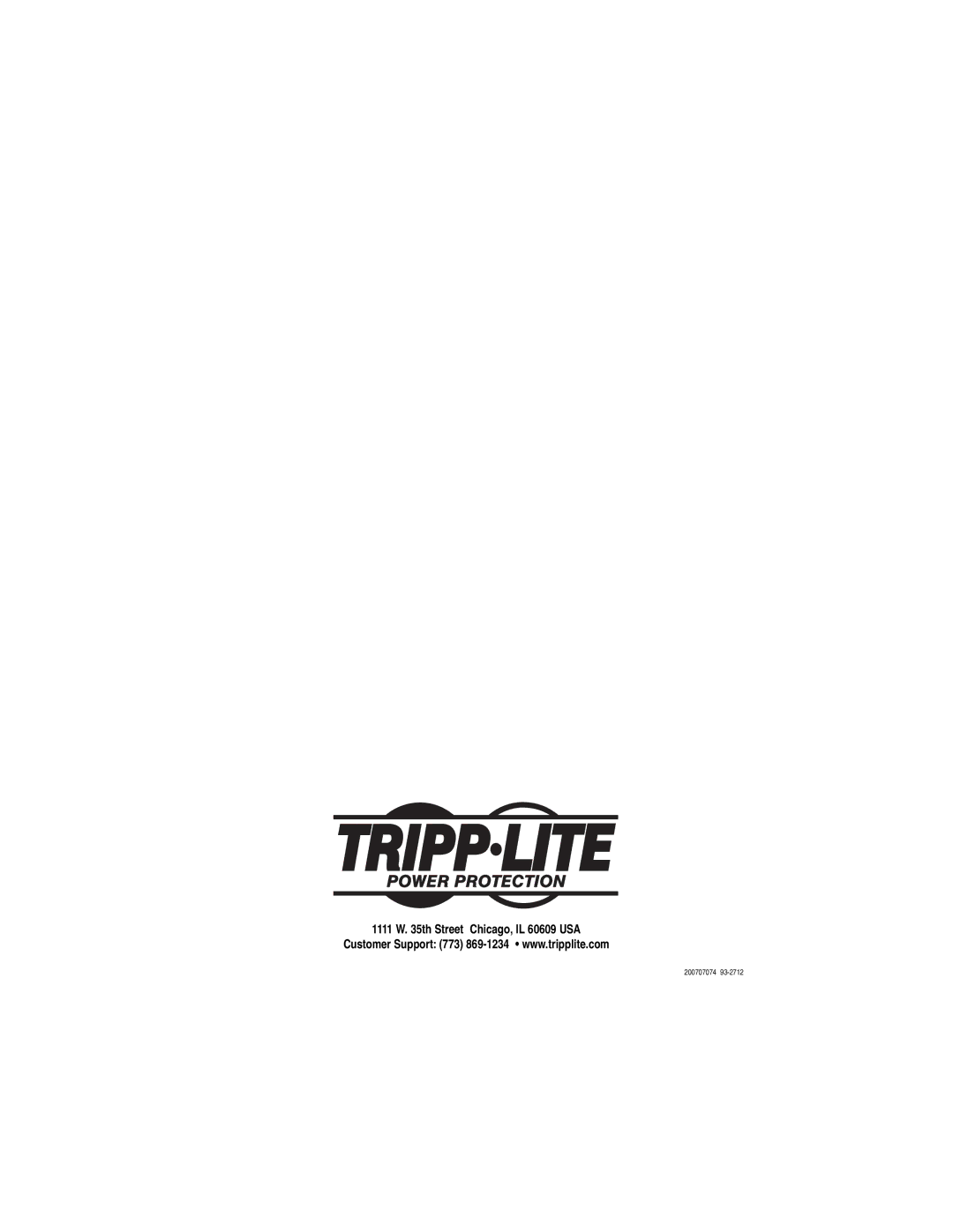 Tripp Lite OMNIVS800, OMNIVS1500XL, OMNIVS1000 owner manual 200707074 