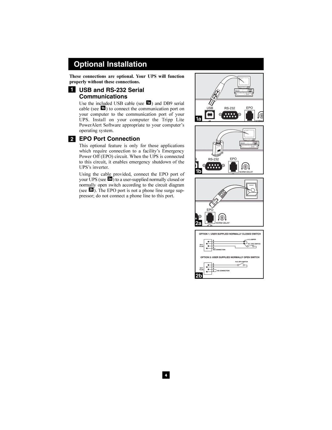 Tripp Lite SMART2200SLT, SMART3000SLT owner manual USB and RS-232 Serial Communications 