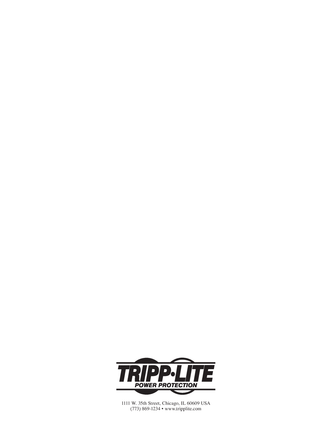 Tripp Lite SMART3000RMOD2U owner manual 1111 W. 35th Street, Chicago, IL 60609 USA 