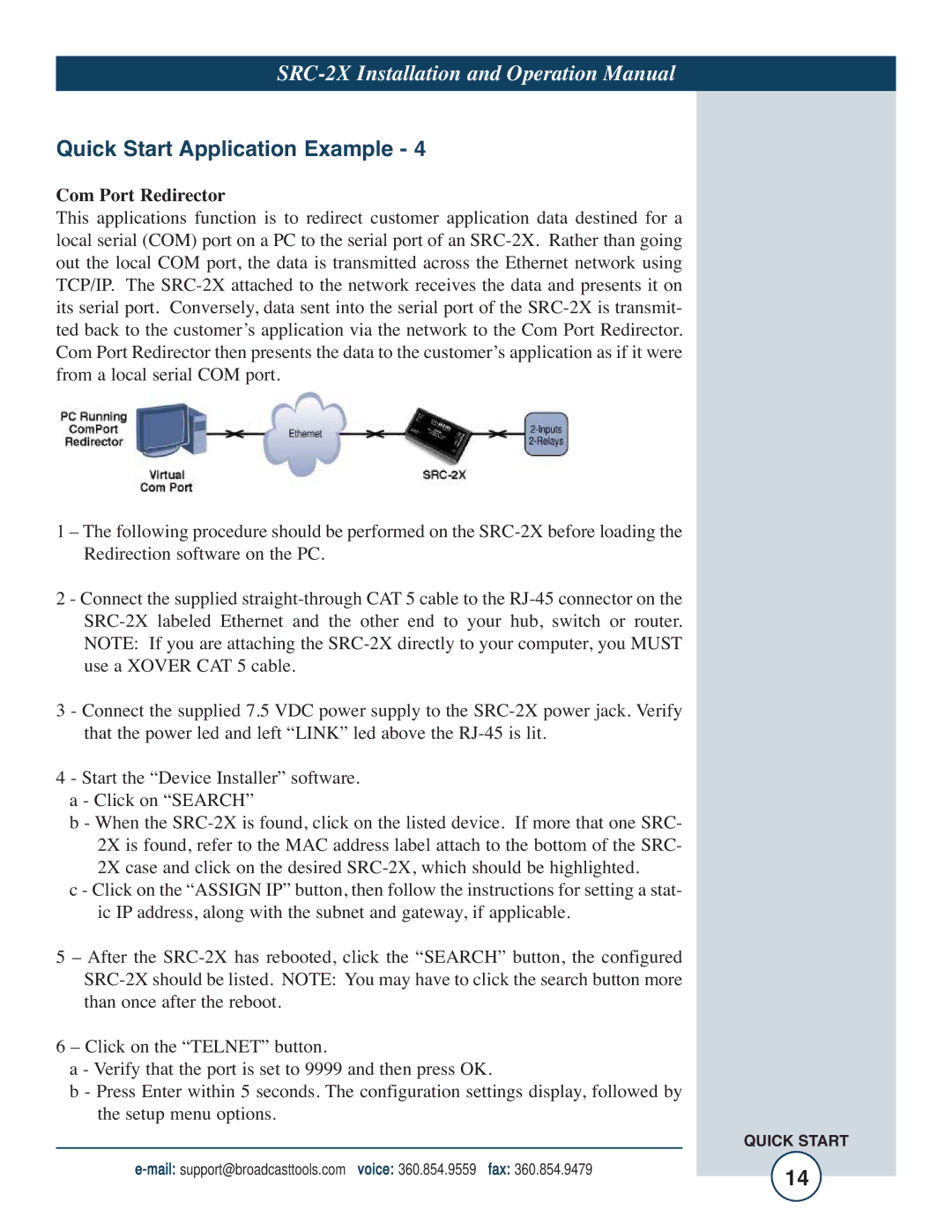 Tripp Lite SRC-2X operation manual Com Port Redirector 