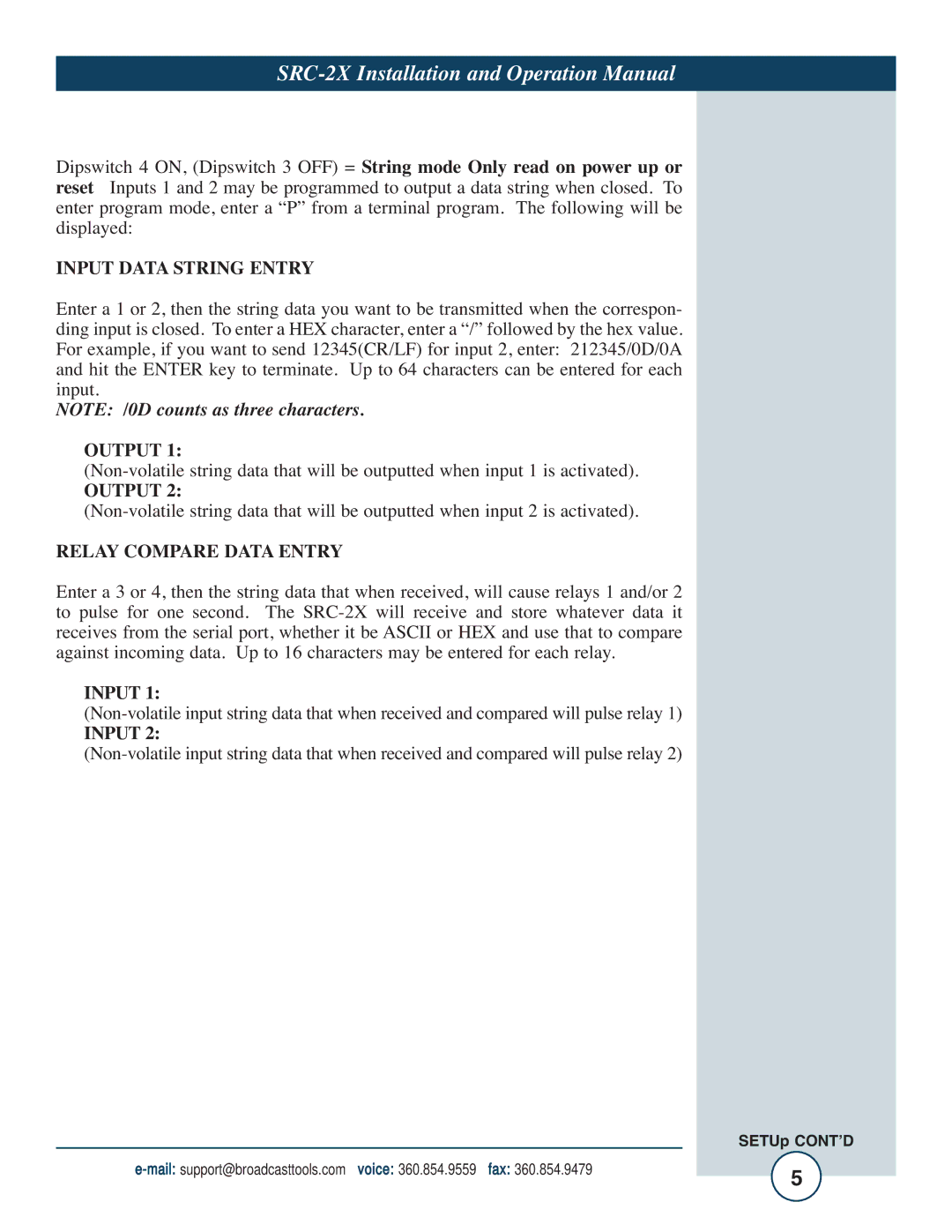 Tripp Lite SRC-2X operation manual Output 