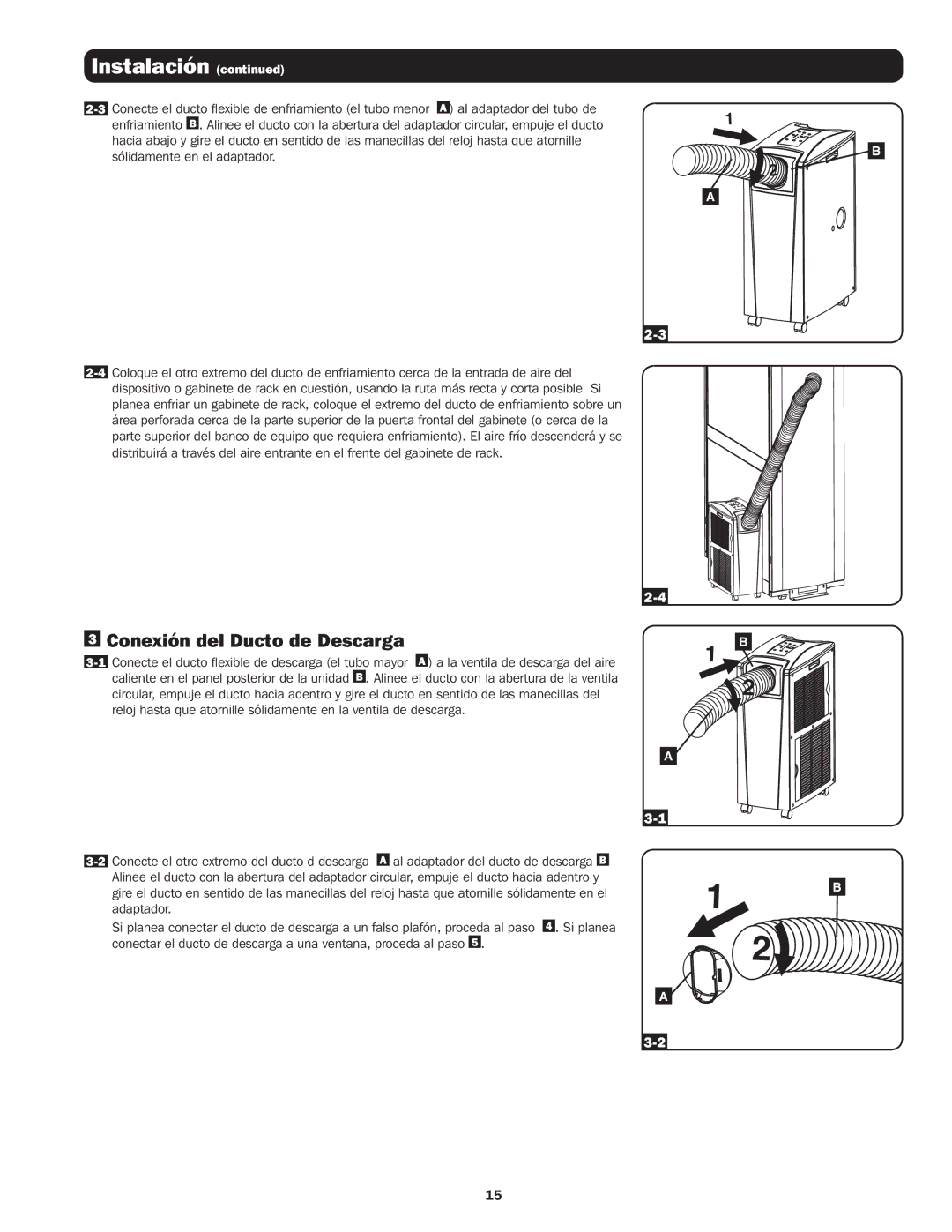 Tripp Lite SRCOOL12K, SRXCOOL12K owner manual Conexión del Ducto de Descarga 