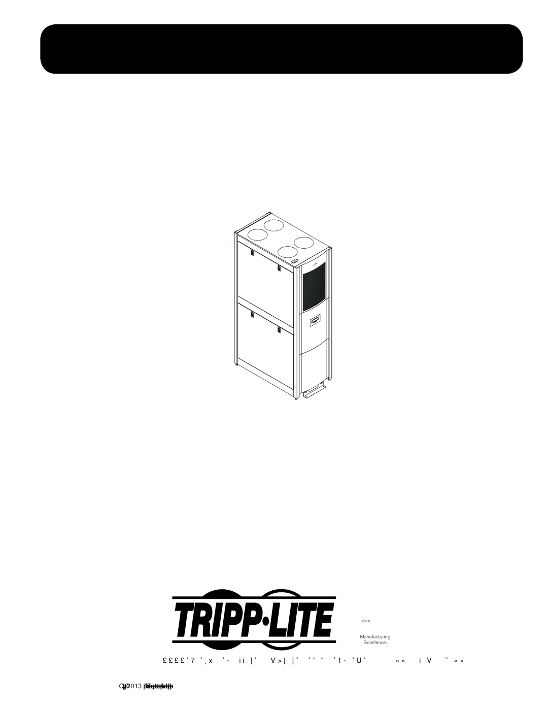 Tripp Lite SRCOOL33K, SRXCOOL33K installation manual Manuel dinstallation 