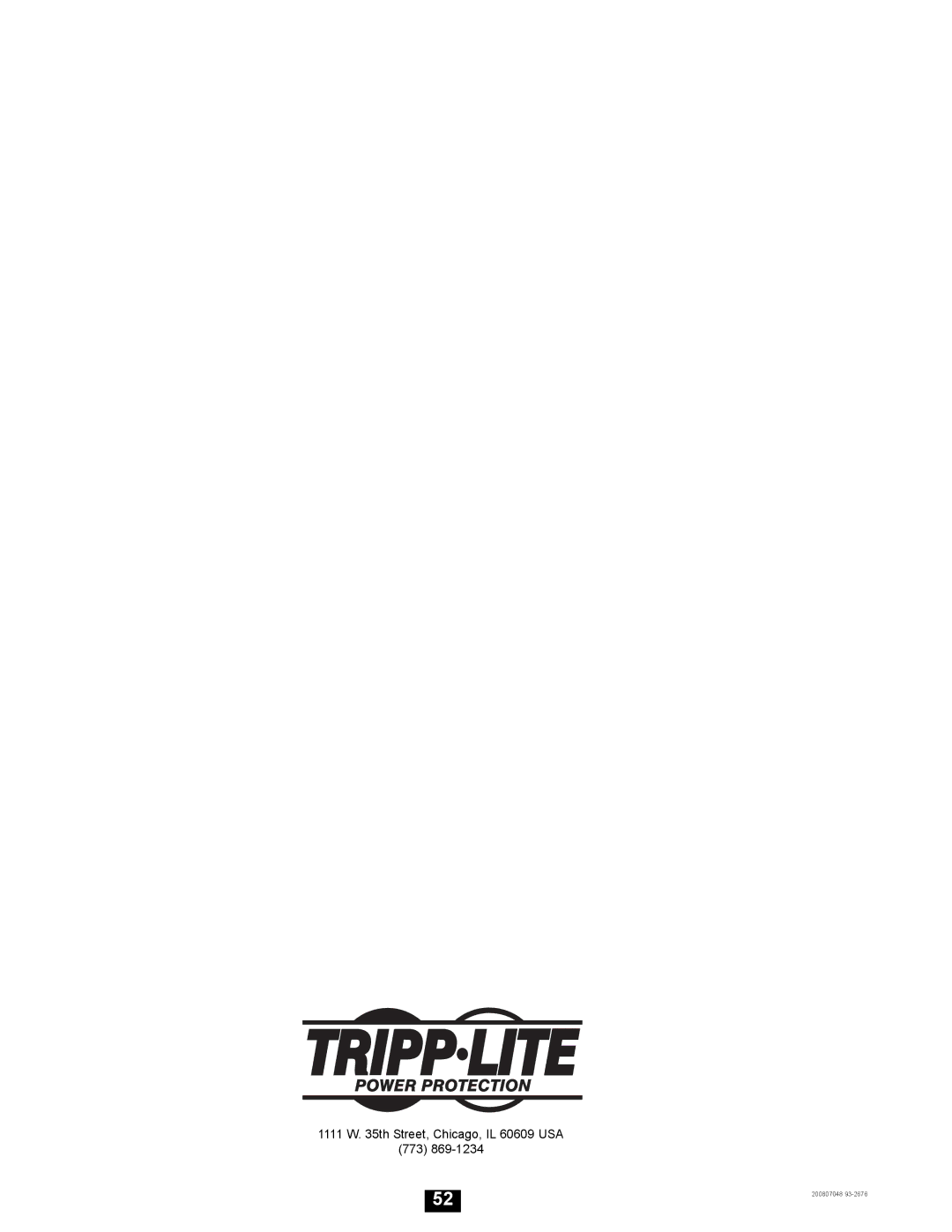 Tripp Lite SU16000RT4UHW owner manual 200807048 