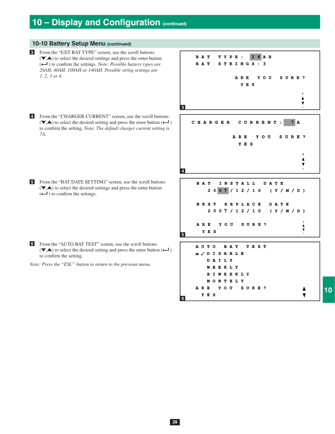 Tripp Lite SU40K, SU80KTV, SU60KTV owner manual Display and Conﬁguration 