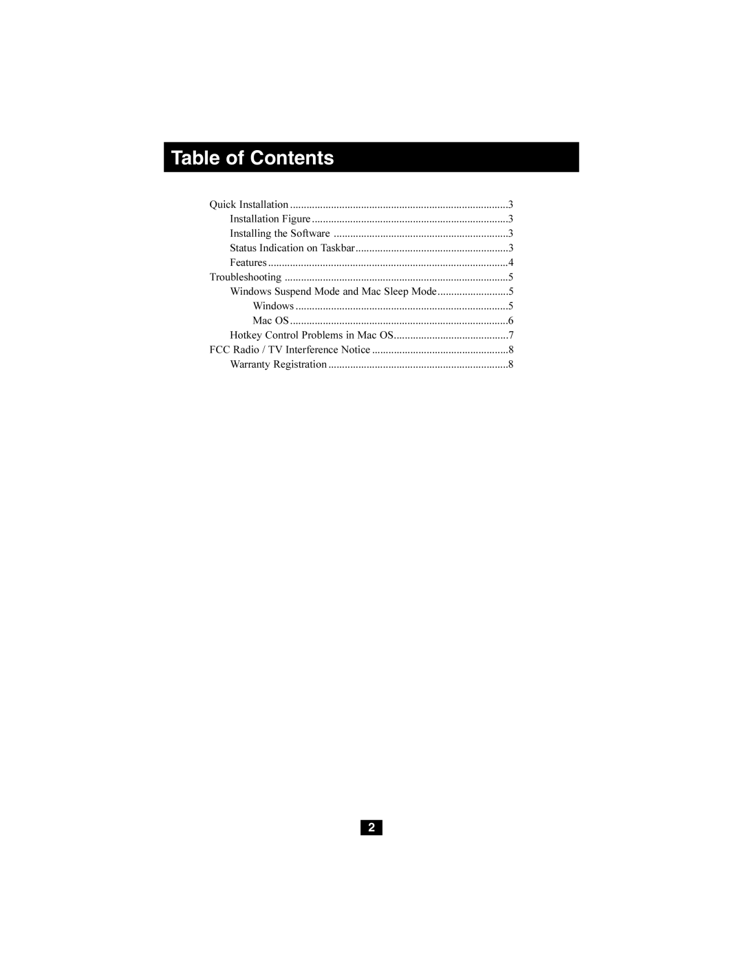 Tripp Lite U215-004-R owner manual Table of Contents 