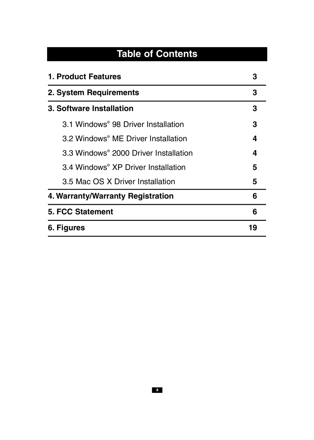 Tripp Lite U225-004-R owner manual Table of Contents 