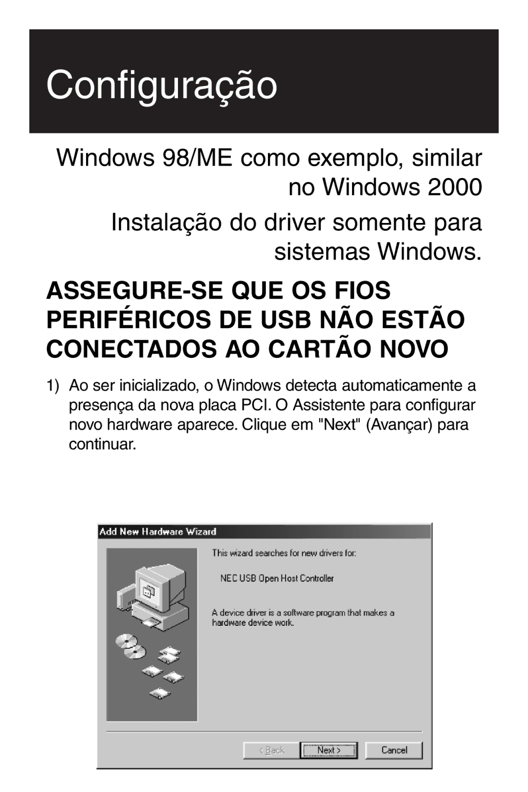 Tripp Lite U234-005-R user manual Configuração 