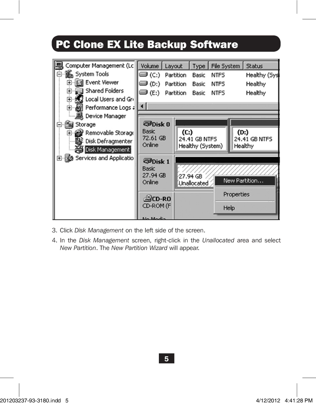 Tripp Lite U238-000-1 owner manual New Partition. The New Partition Wizard will appear 