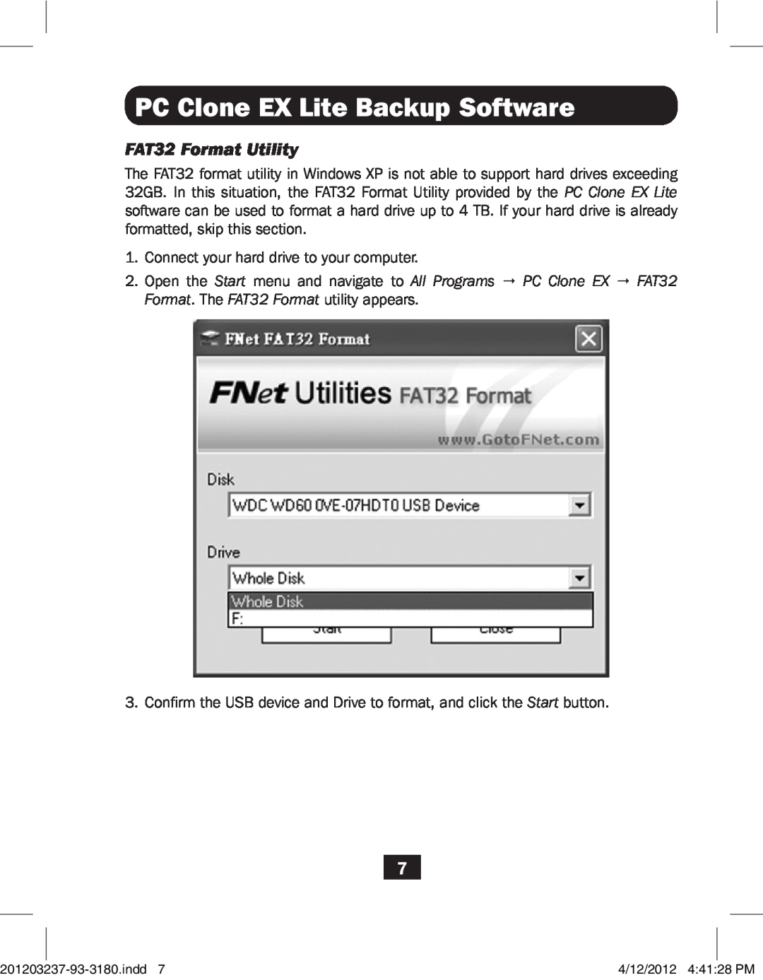 Tripp Lite U238-000-1 owner manual FAT32 Format Utility, PC Clone EX Lite Backup Software 
