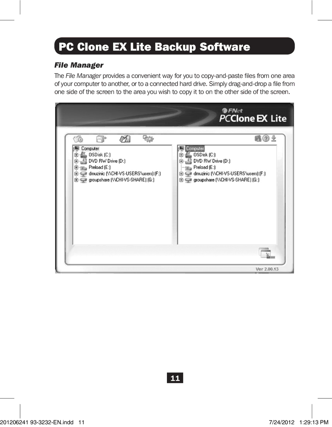 Tripp Lite U338-000 owner manual File Manager 