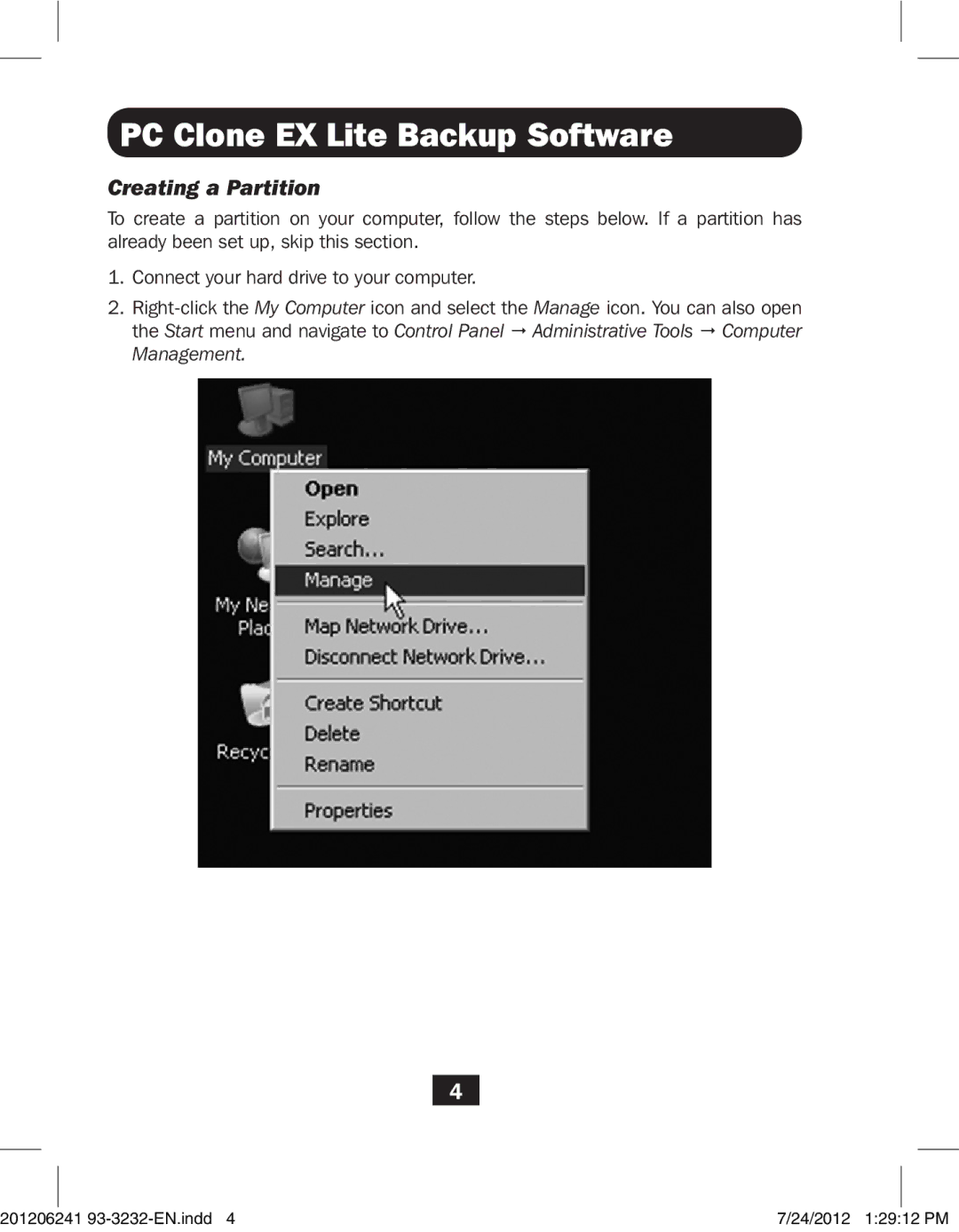 Tripp Lite U338-000 owner manual Creating a Partition 