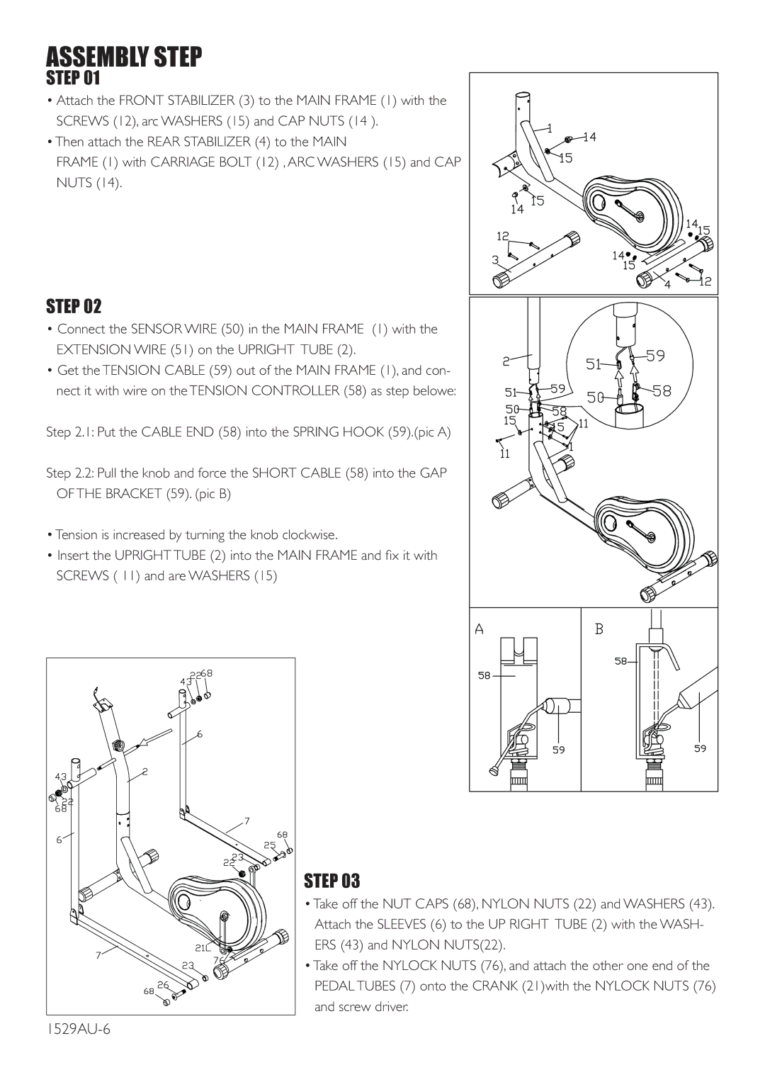 Trojan SOLO 200 manual Assembly Step 