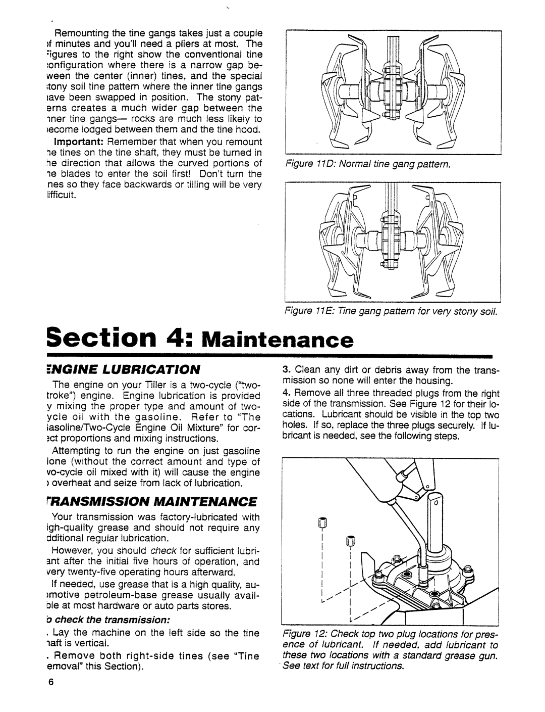 Troy-Bilt 12001C manual 