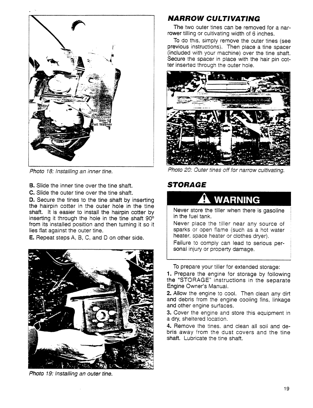 Troy-Bilt 12001C manual 