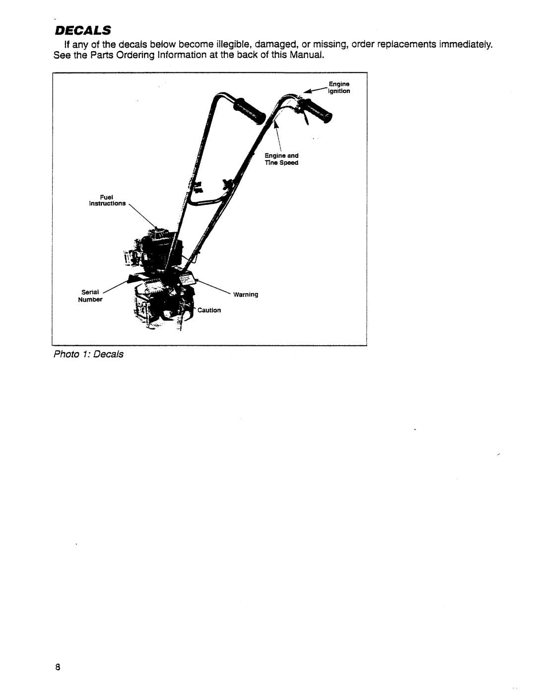 Troy-Bilt 12001C manual 