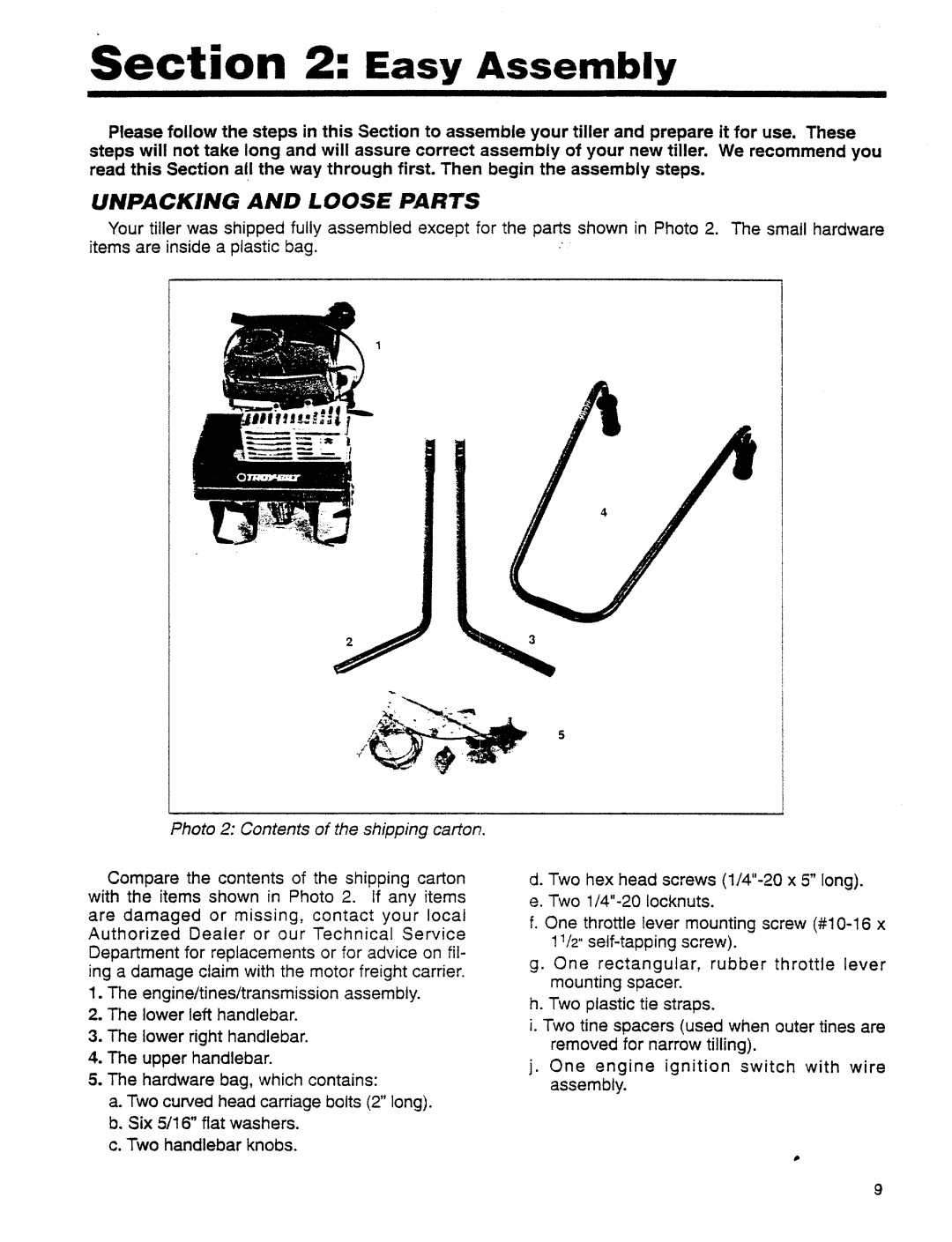 Troy-Bilt 12001C manual 