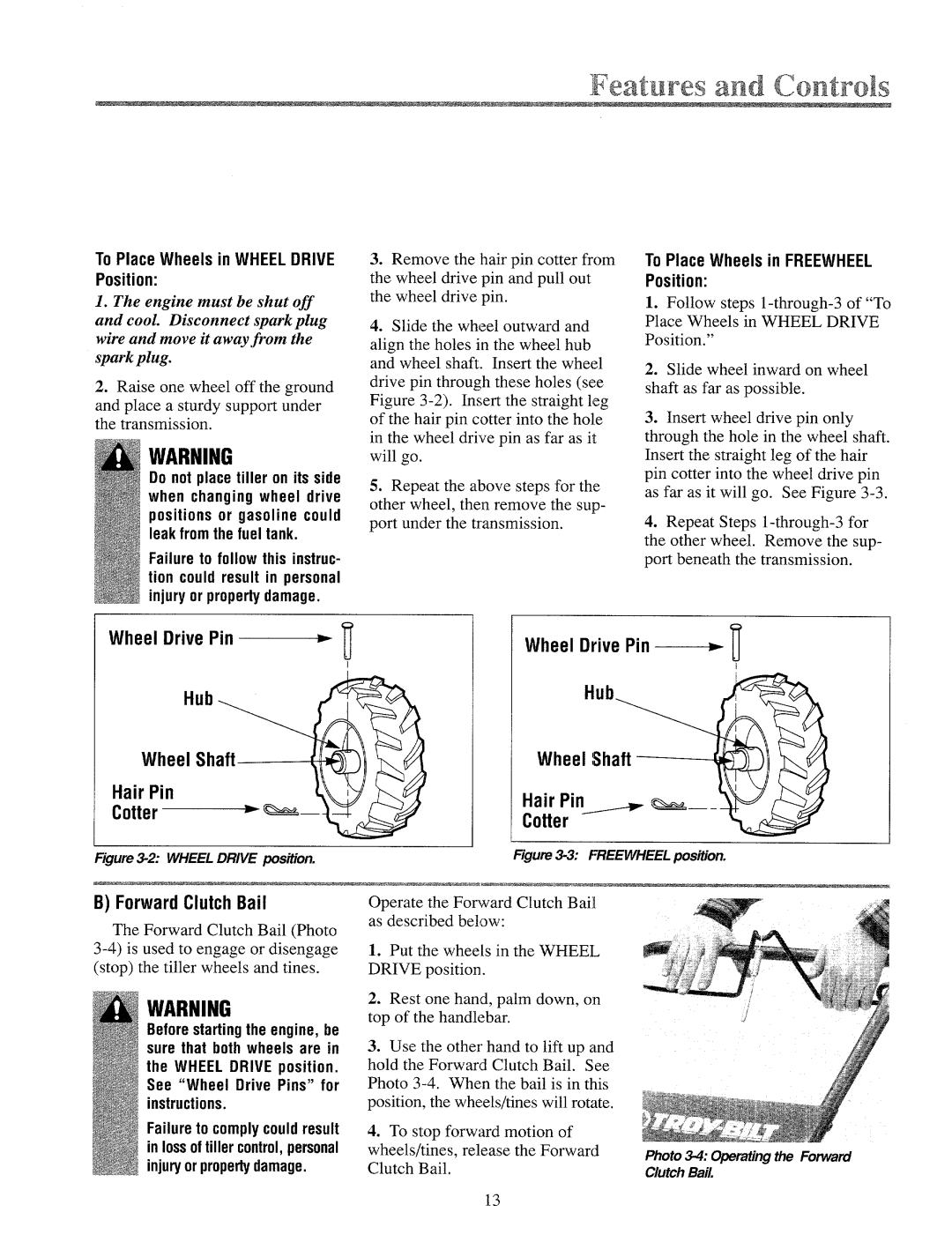 Troy-Bilt 12065, 12060 manual 