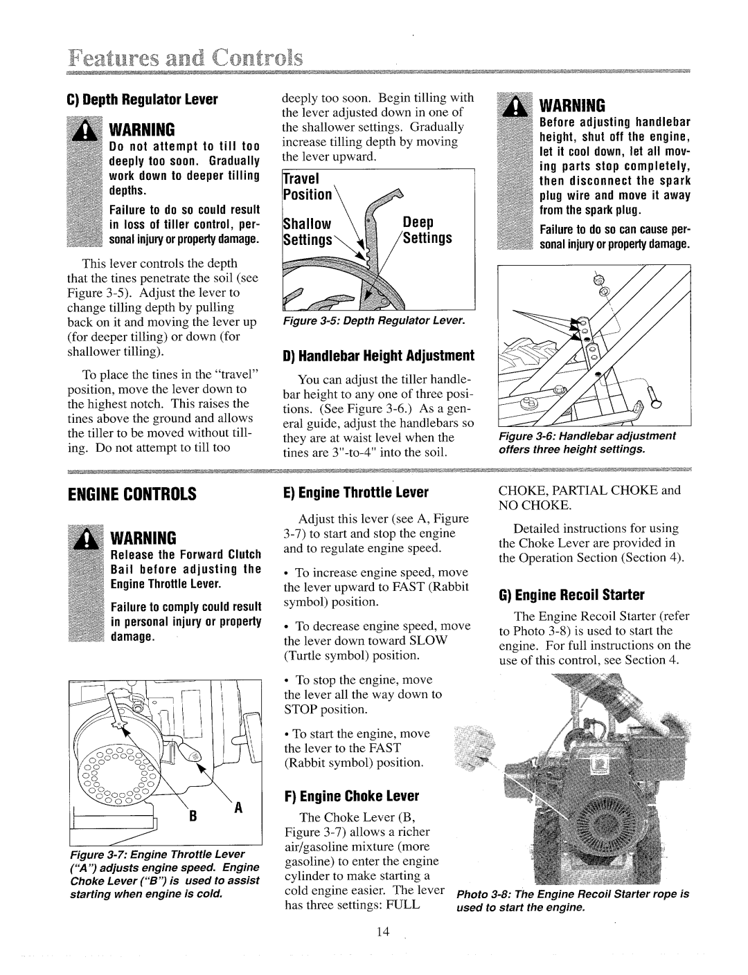 Troy-Bilt 12060, 12065 manual 