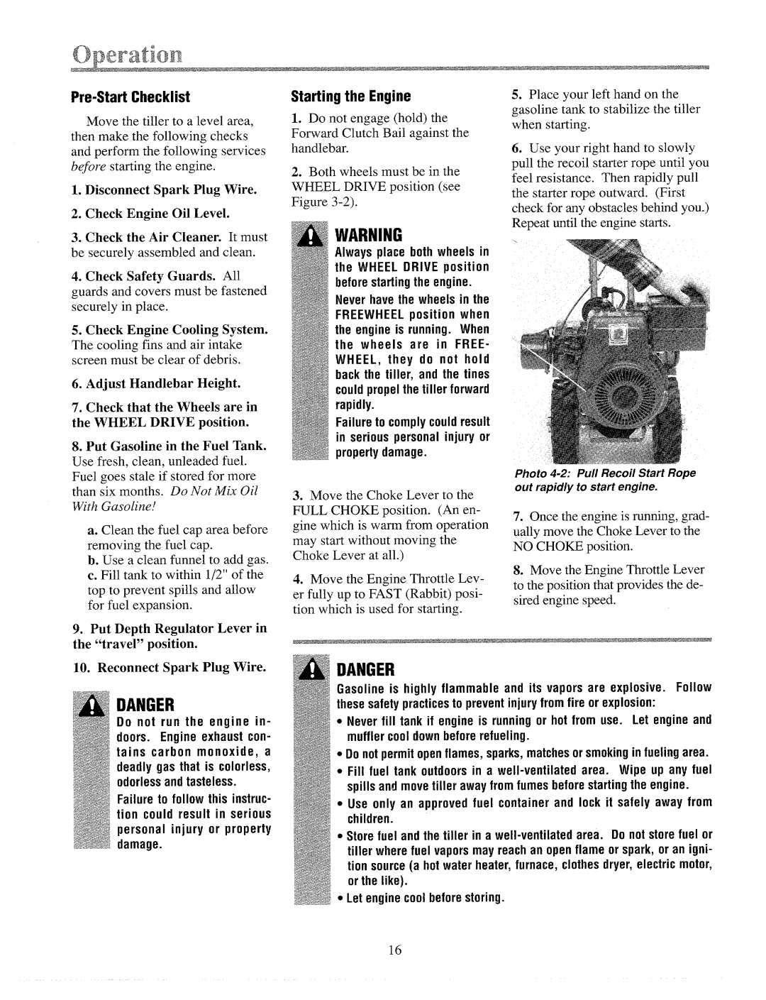 Troy-Bilt 12060, 12065 manual 