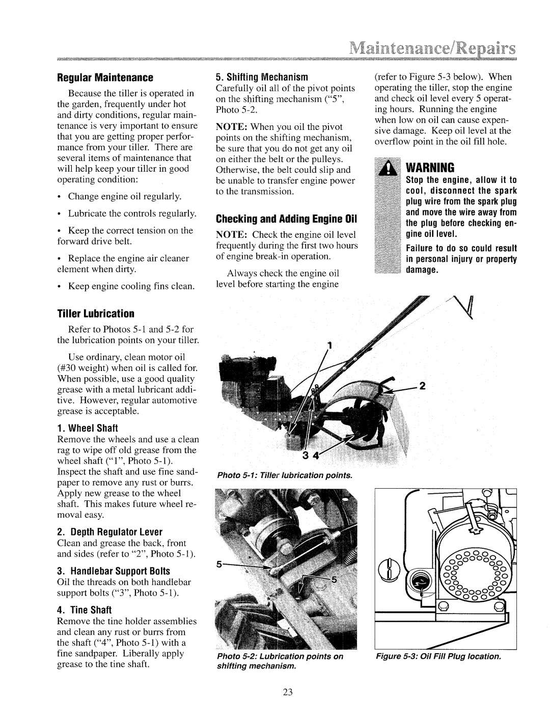 Troy-Bilt 12065, 12060 manual 