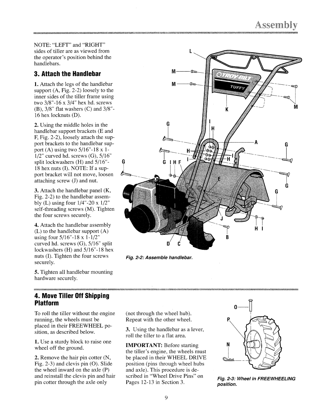 Troy-Bilt 12065, 12060 manual 