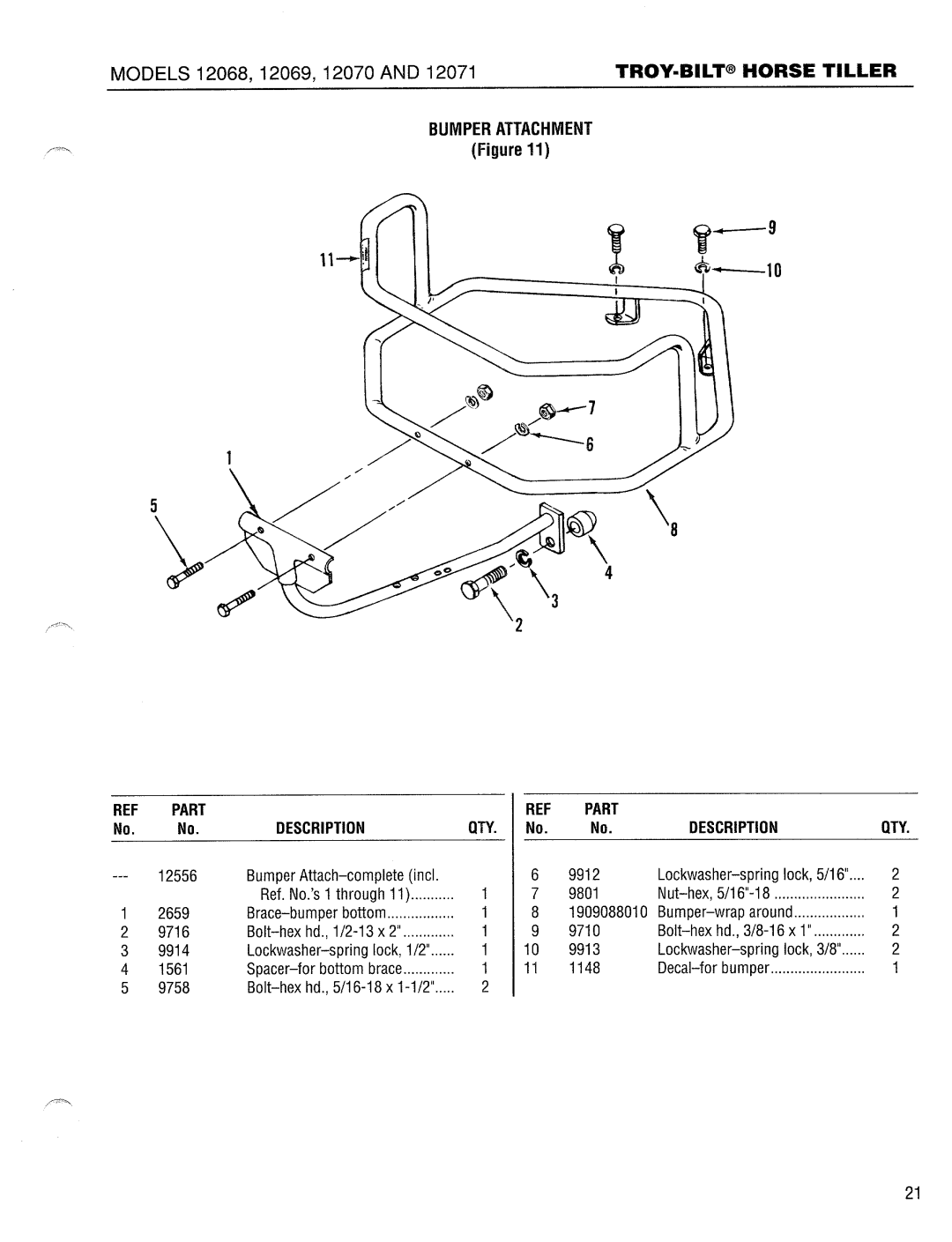 Troy-Bilt 12068-7HP manual 