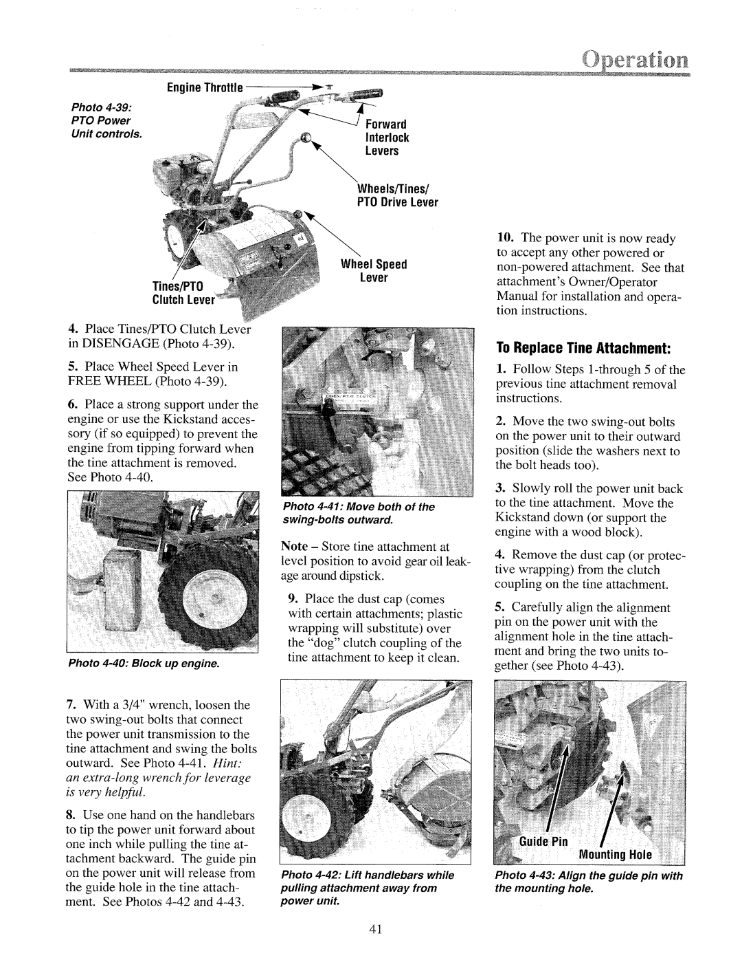 Troy-Bilt 12071-8HP, 12070-8HP, 12069-7HP manual 