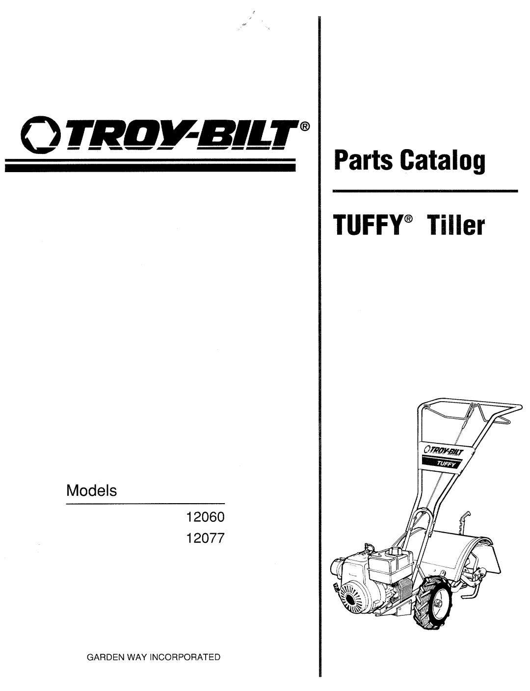 Troy-Bilt 12077 manual 