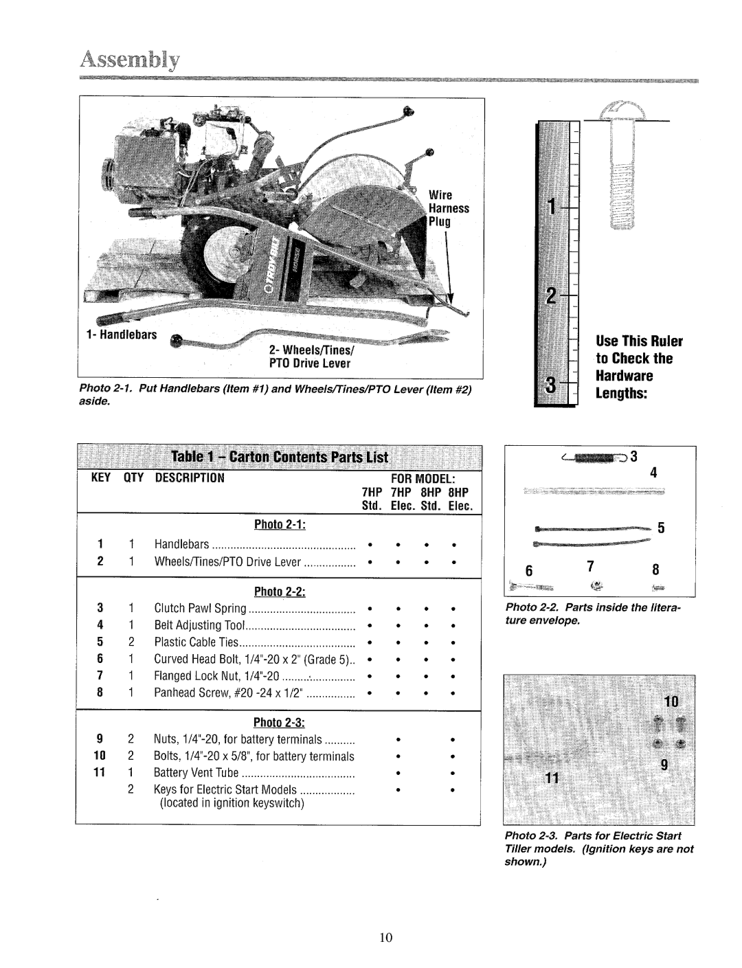 Troy-Bilt 12087-7HP manual 