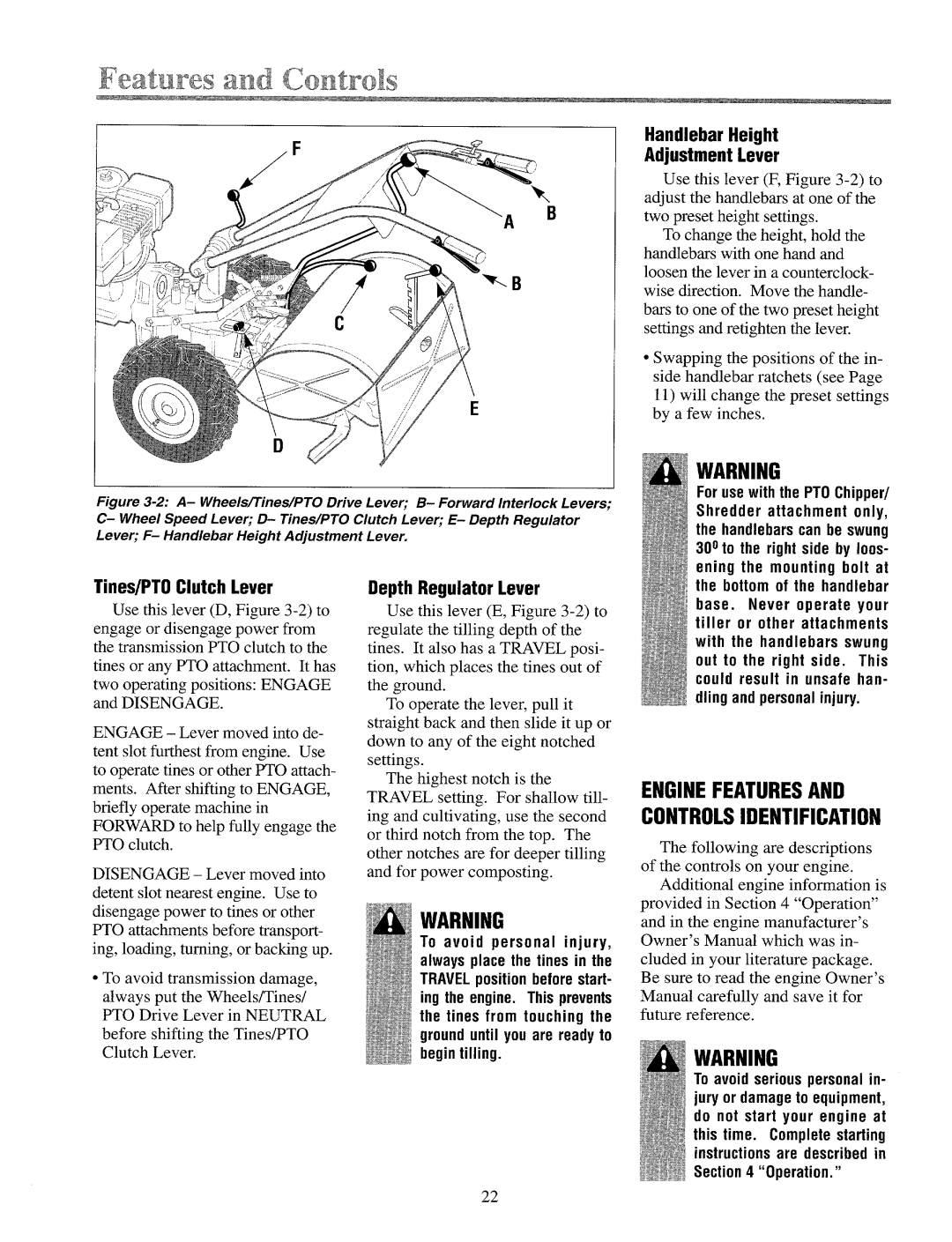 Troy-Bilt 12087-7HP manual 