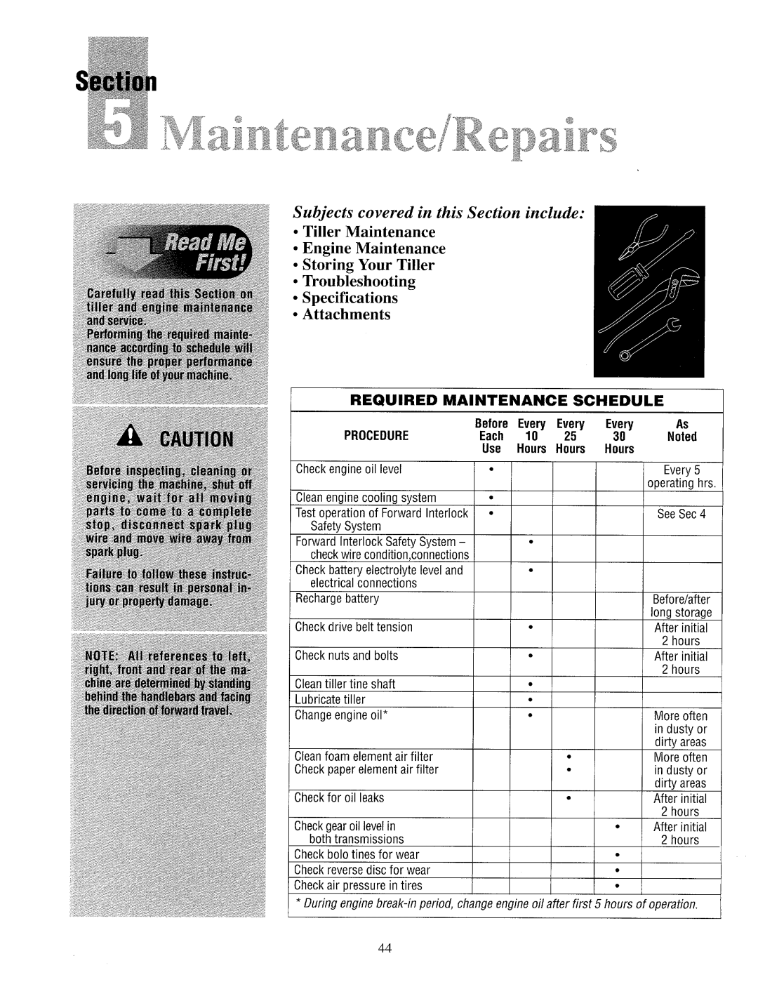 Troy-Bilt 12087-7HP manual 